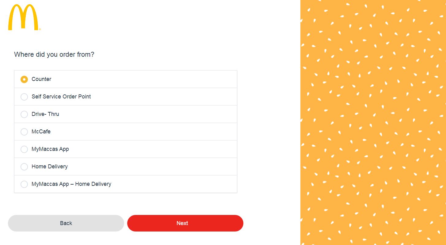 Maccas Customer Satisfaction Survey