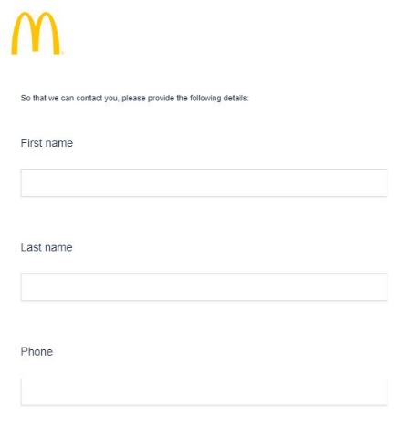 McDonald’s australia Online Survey