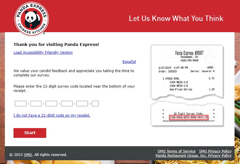 Panda Express Feedback